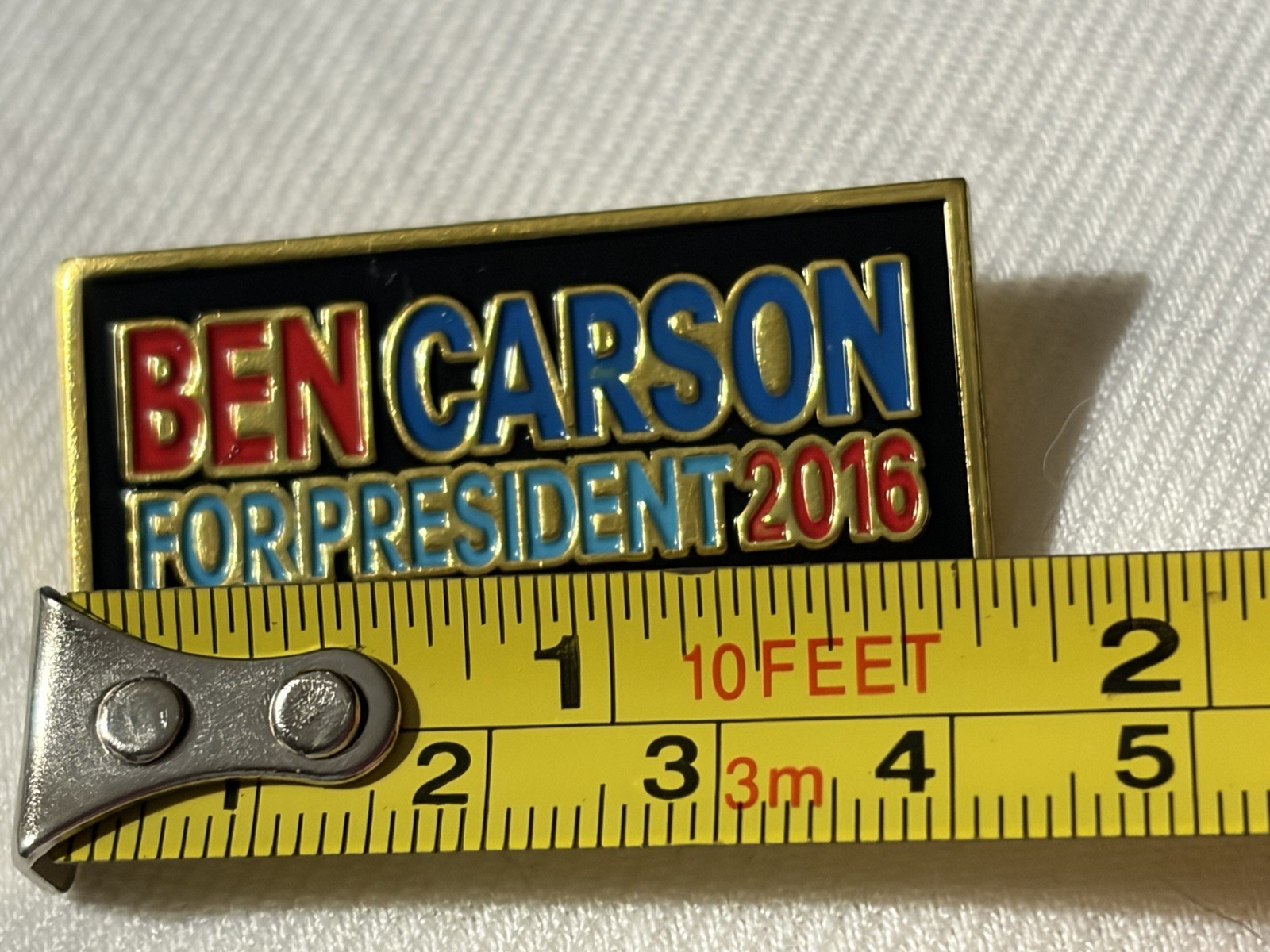 Ben Carson for President 2016 Rare Collectable Political Pin Button Metal