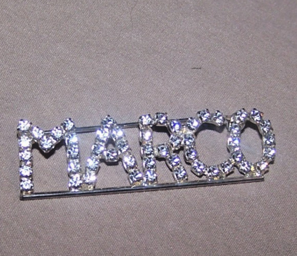 MARCO RUBIO For PRESIDENT 2028 ” RUBIO” Sparkly Women’s Lapel Pin 2″x.5″ NEW