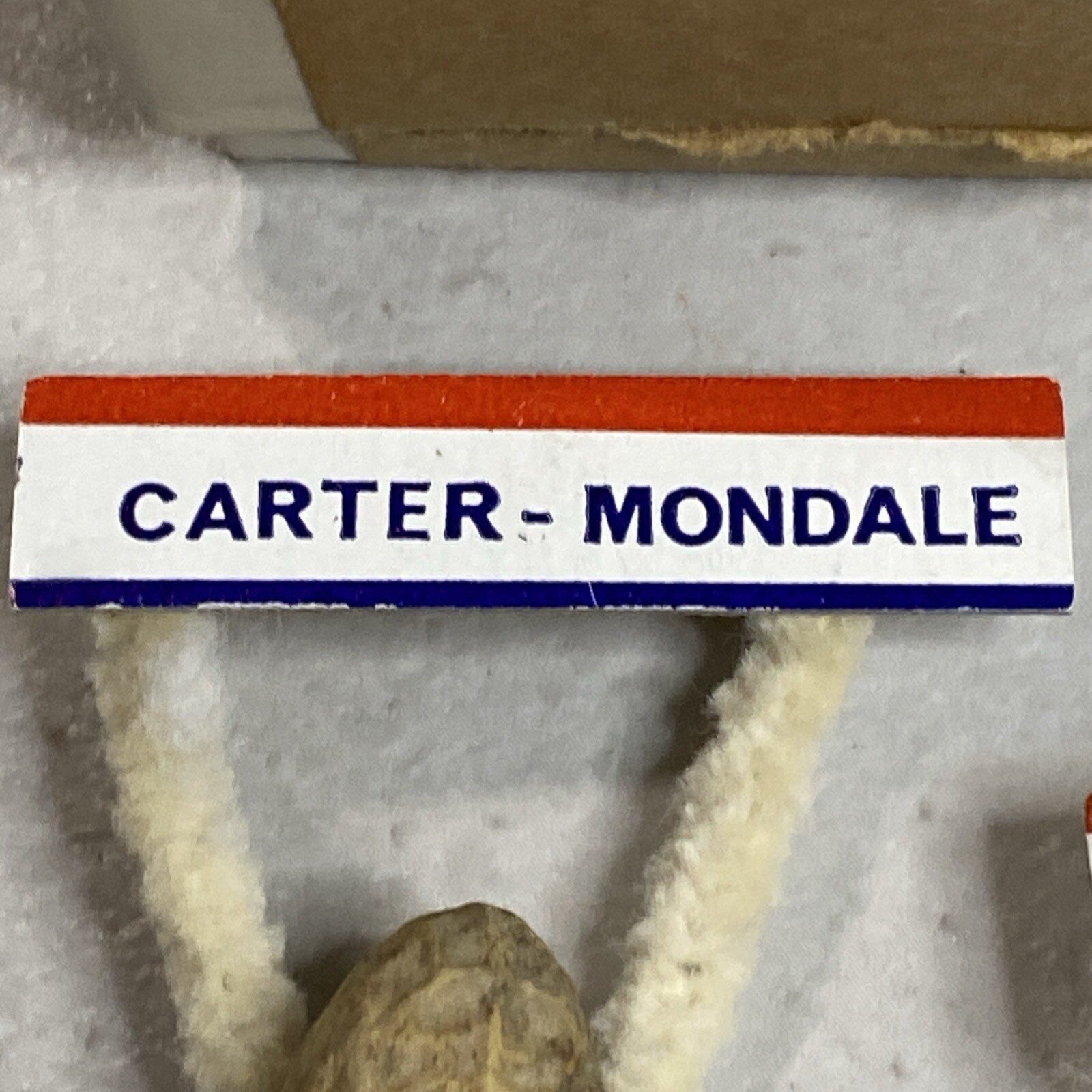 (2) Carter Mondale Peanut Pin Presidential Campaign Pin Button ‘76 Alan Garelick