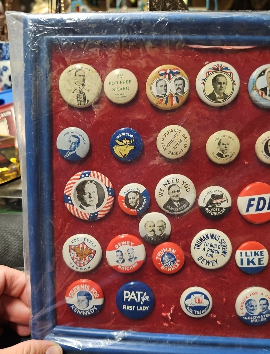 Political & Presidential Campaign Pins Buttons 1972 Amoco Oil 38 Reproduction