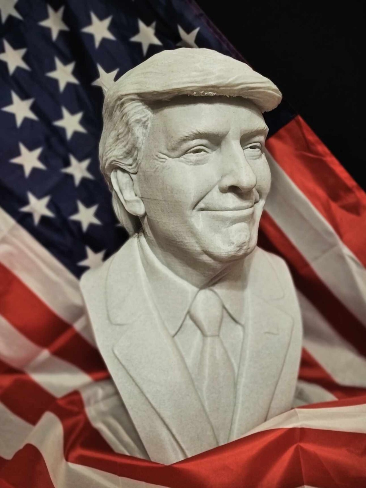 LIFE SIZE YUGE 20 inch! Donald Trump Statue / Bust President MAGA 2024 USA
