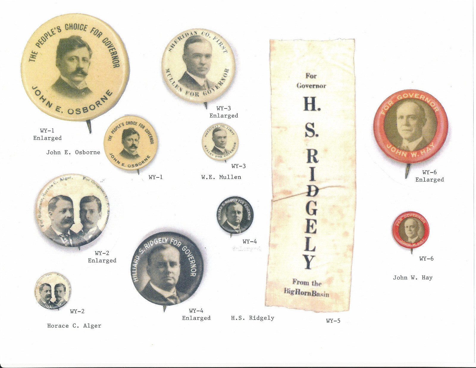Political Campaign Items Idaho-Montana-N.Dakota-S.Dakota-Wyoming 256 page book