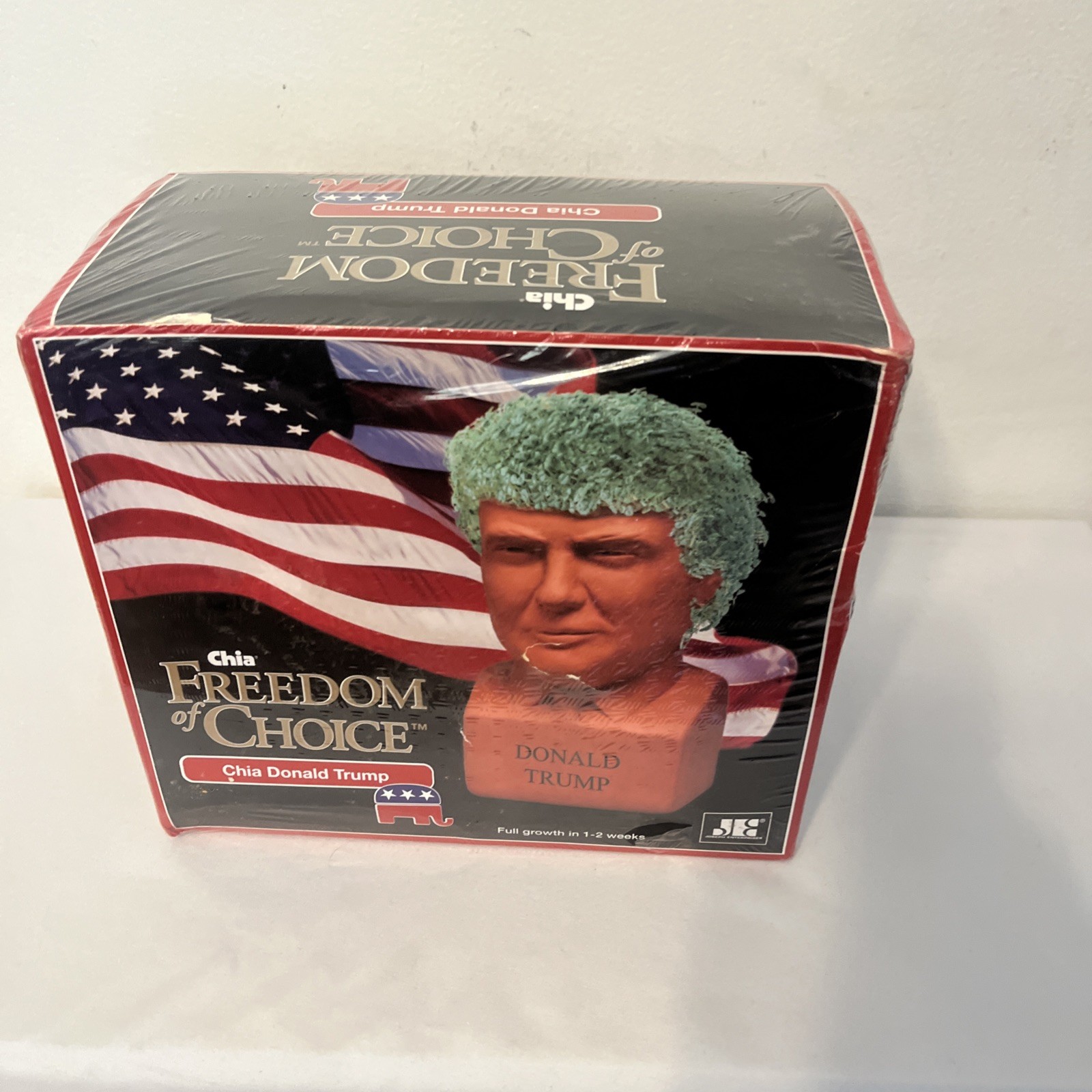 Sealed NEW Chia Pet ‘Freedom of Choice’ Donald Trump 2017 USA Presidential