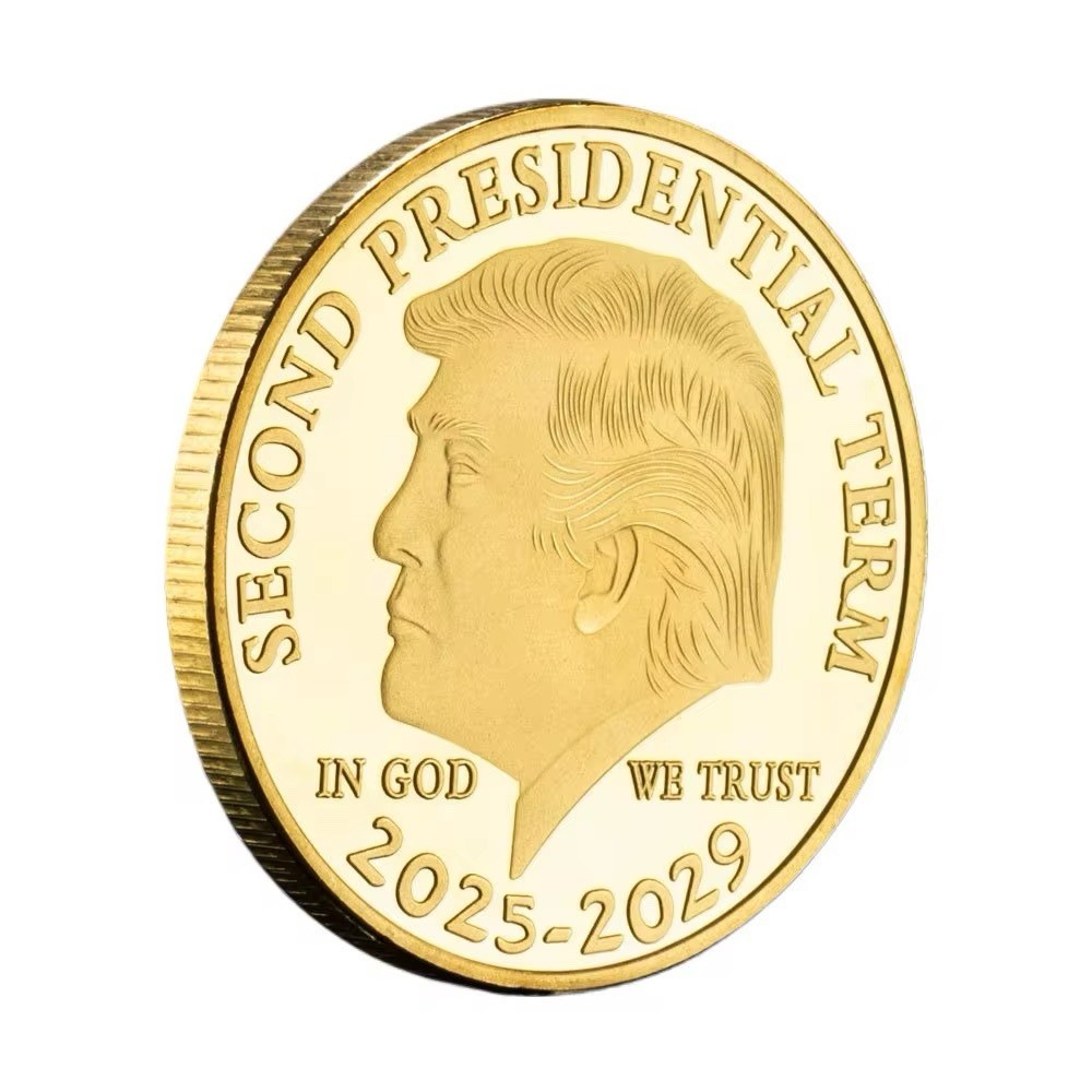 🦅 2025 – 2029 🇺🇸 Donald Trump Challenge Commemorative Coin 🪙 45/47 2nd Term!