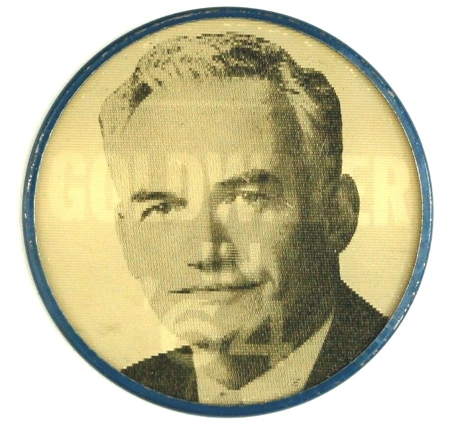 1964 BARRY GOLDWATER VARIVUE FLASHER campaign pin pinback button badge political