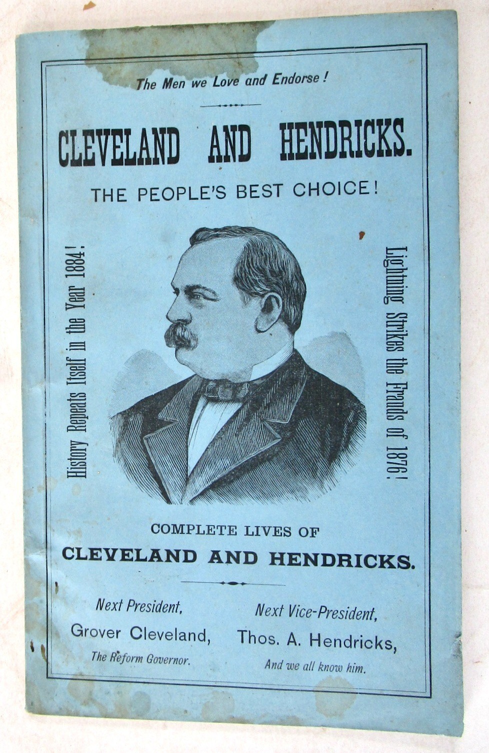1884 The Lives of Cleveland and Hendricks, Political Campaign Biography