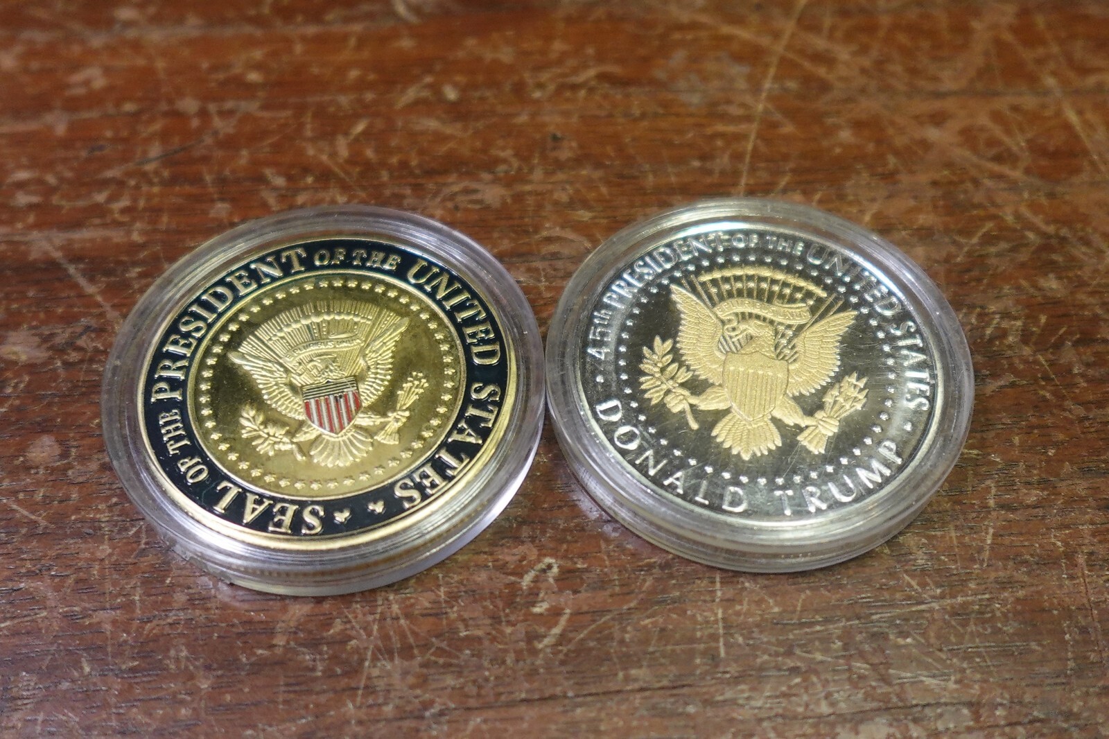 3-DONALD TRUMP 2-2020 SILVER GOLD PLATED 1 BRONZE 45 PRESIDEN KEEP AMERICA GREAT