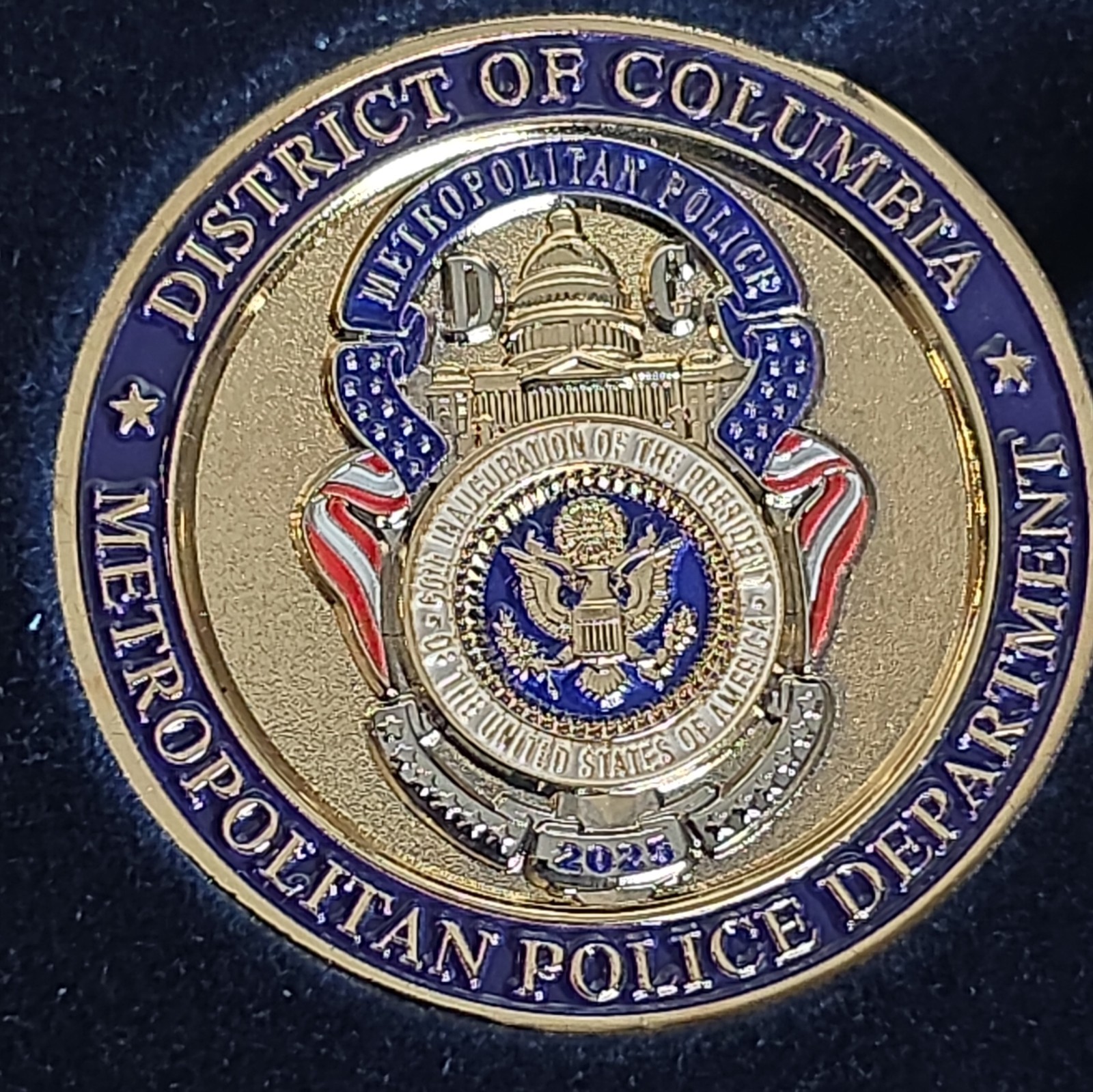 2025 Presidential Inauguration Badge Set Metropolitan Police Department