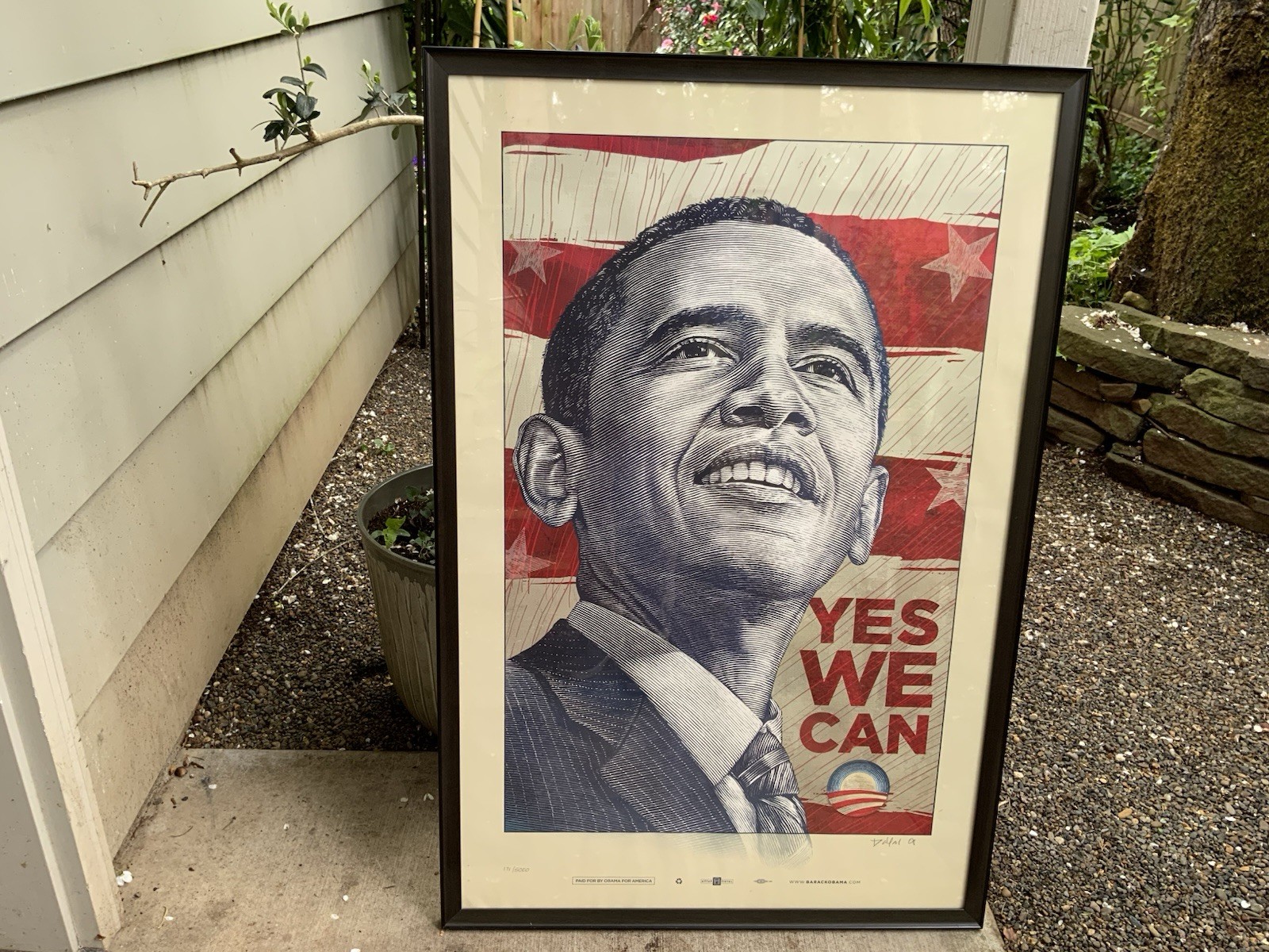 “YES WE CAN” ~ Obama For America Campaign ~ Antar Dayal ~ SIGNED ~ 2008