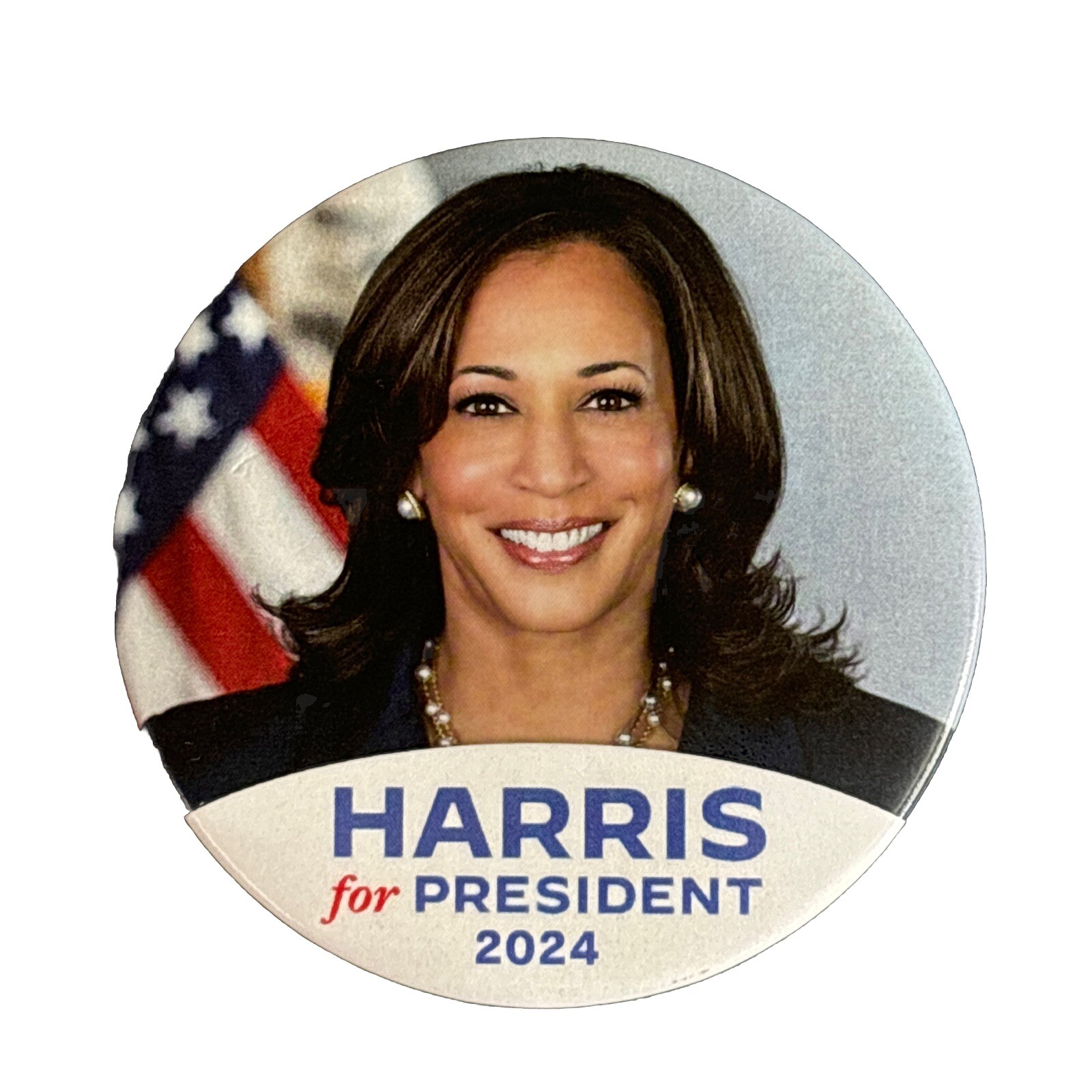 2024 Vice President Kamala Harris for President 3″ Button Pin