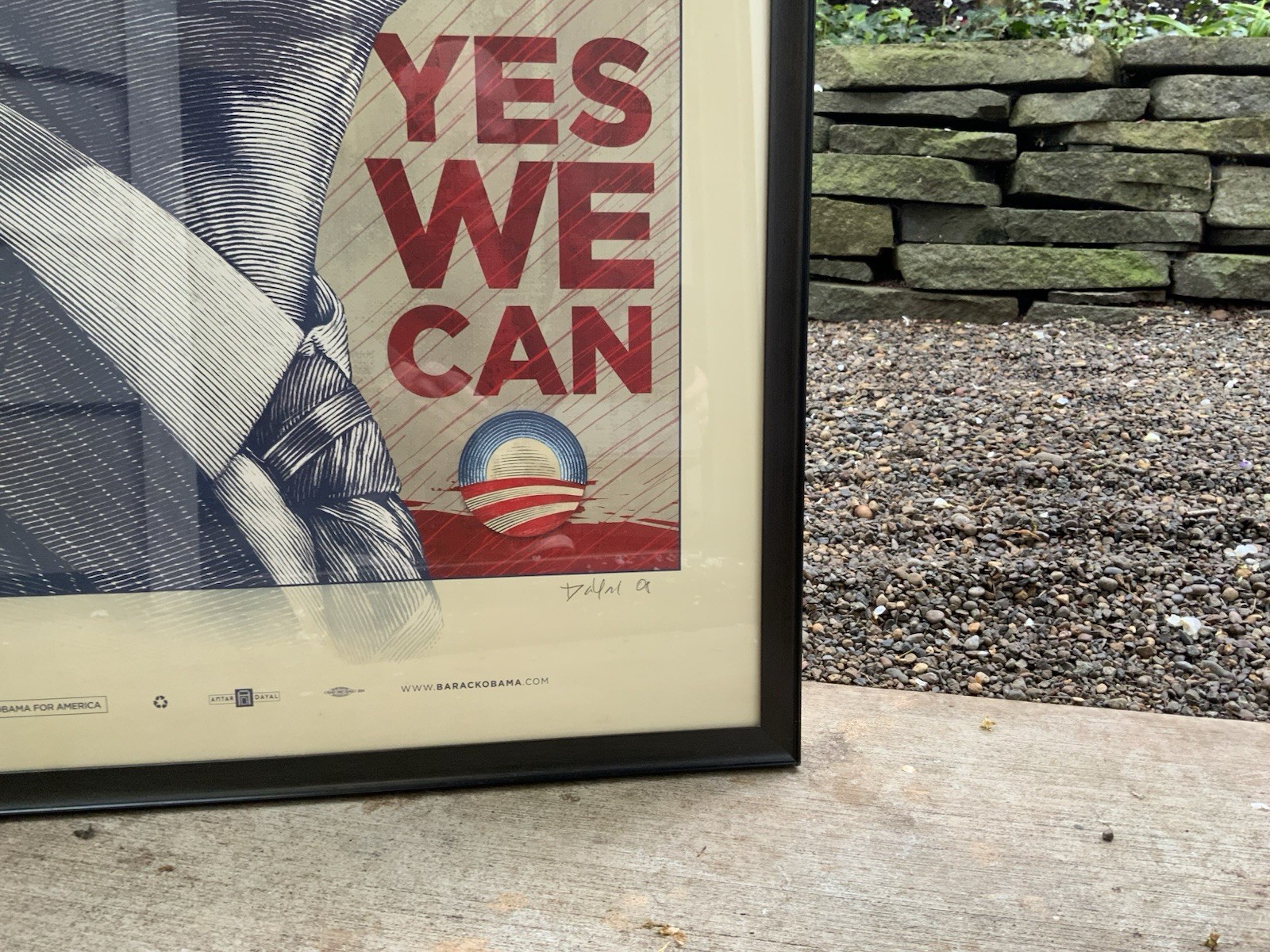 “YES WE CAN” ~ Obama For America Campaign ~ Antar Dayal ~ SIGNED ~ 2008