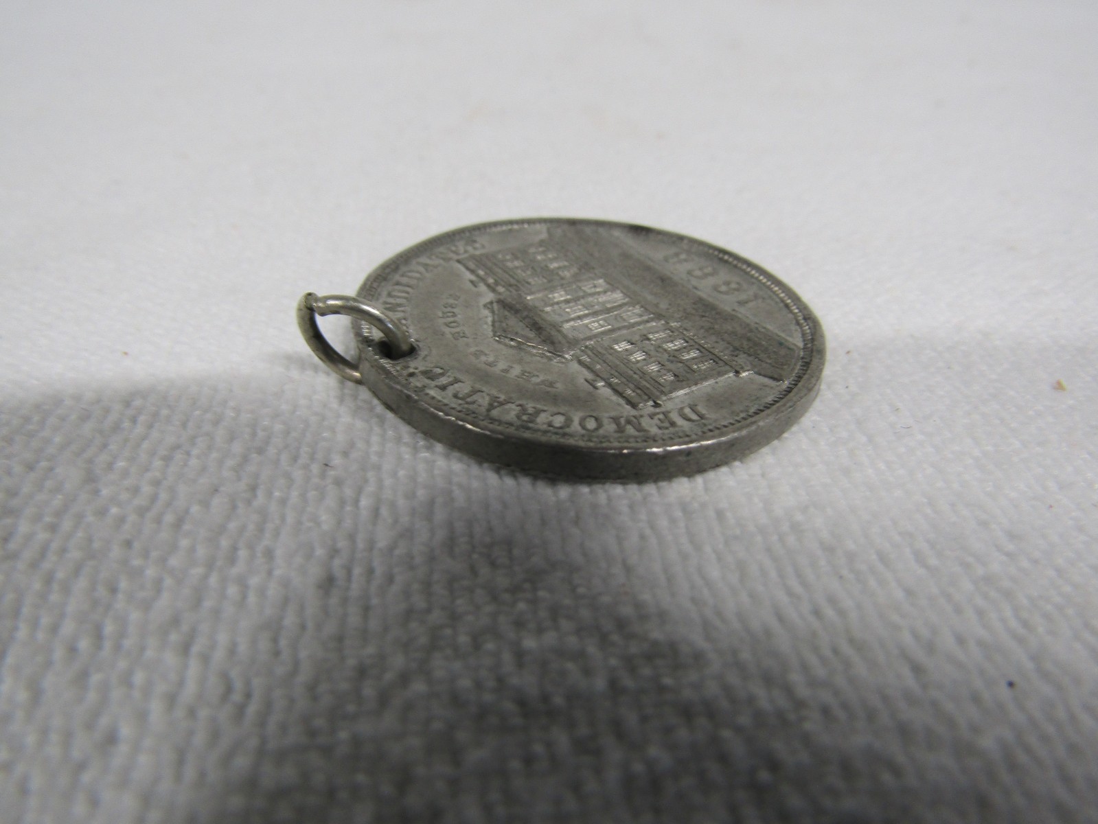 ANTIQUE Grover Cleveland Political Campaign Token Democratic Candidates 1888