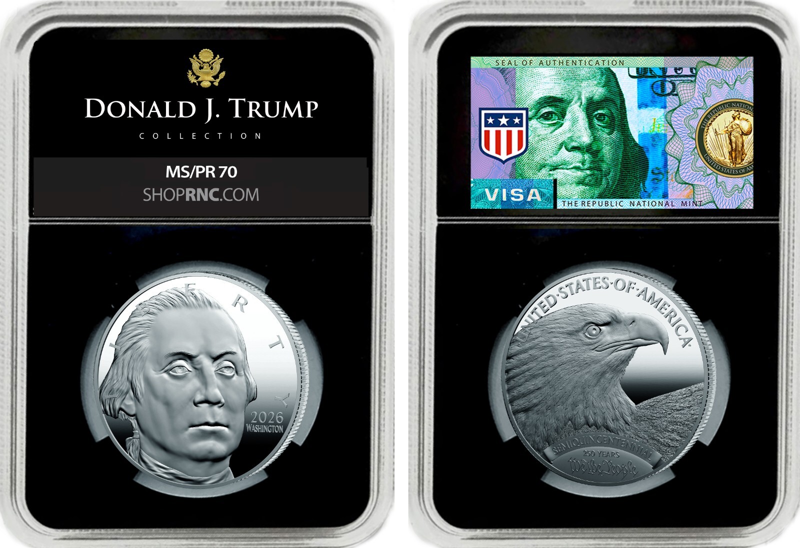 2026 Men of MAGA Patriot Silver Double Eagle Commemorative Set (8 Coins)