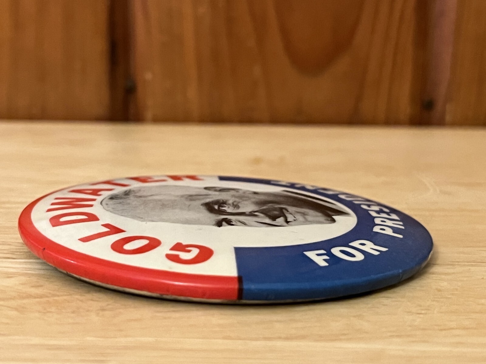 “Goldwater For President” Pinback Button Political President Campaign 3 1/2″