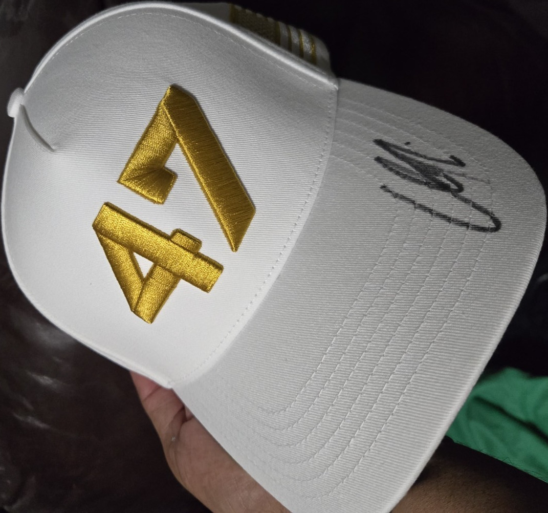 Charlie Kirk .White Hat Signed Gold Embroidery US Flag Patch Politics Theme USA