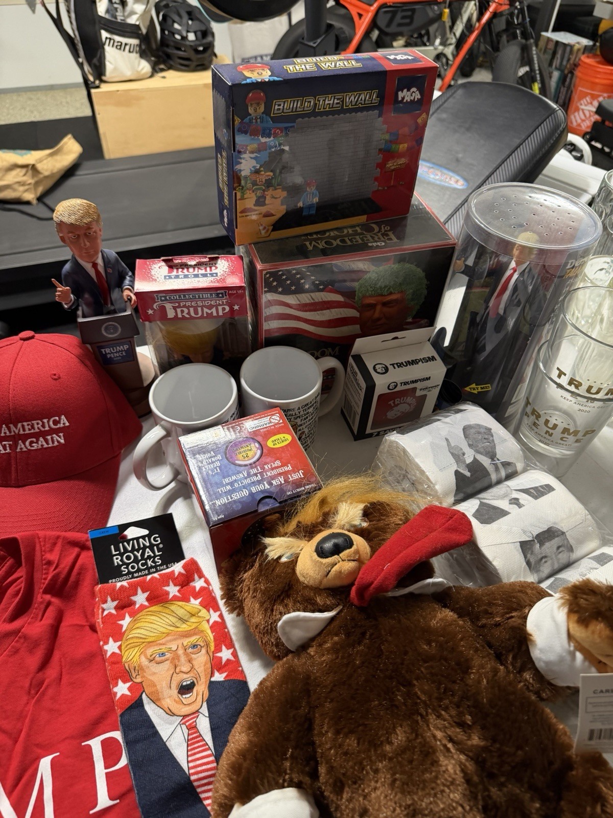 Large President Donald Trump Memorabilia and Novelty Lot Bundle 45-47 USA