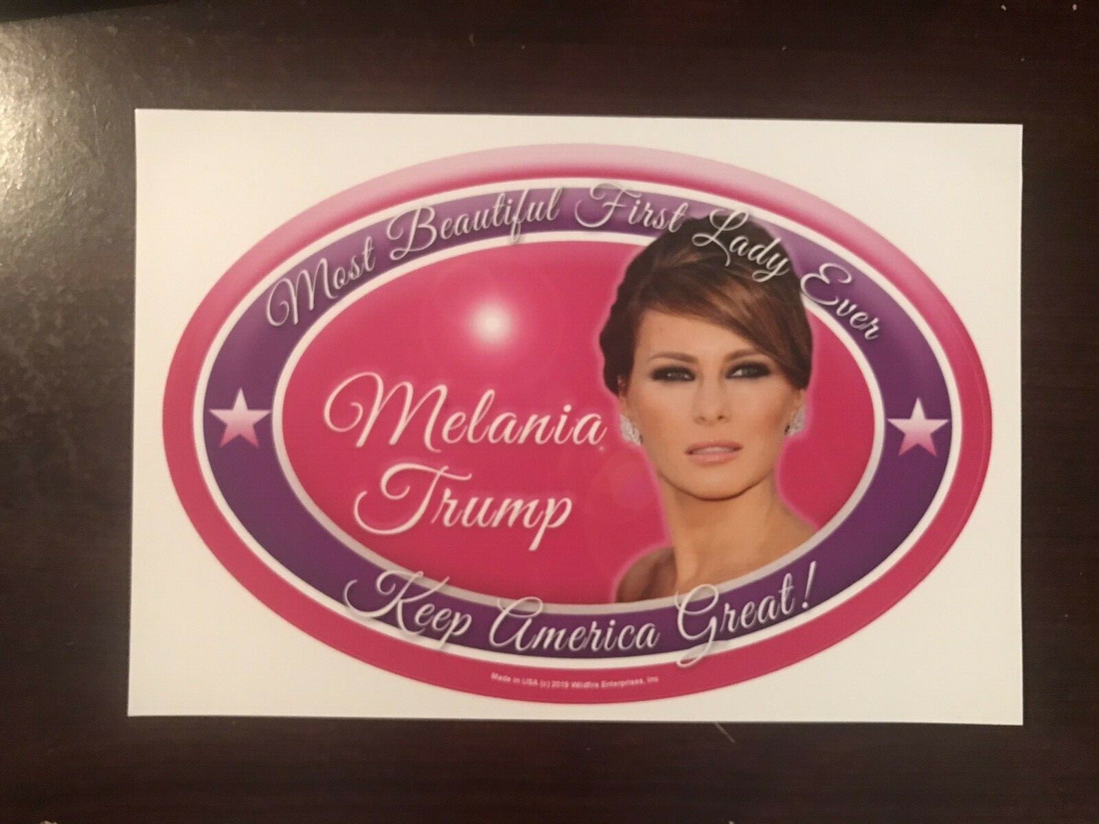 Melania Trump “Most Beautiful First Lady Ever – Keep America Great” – Sticker