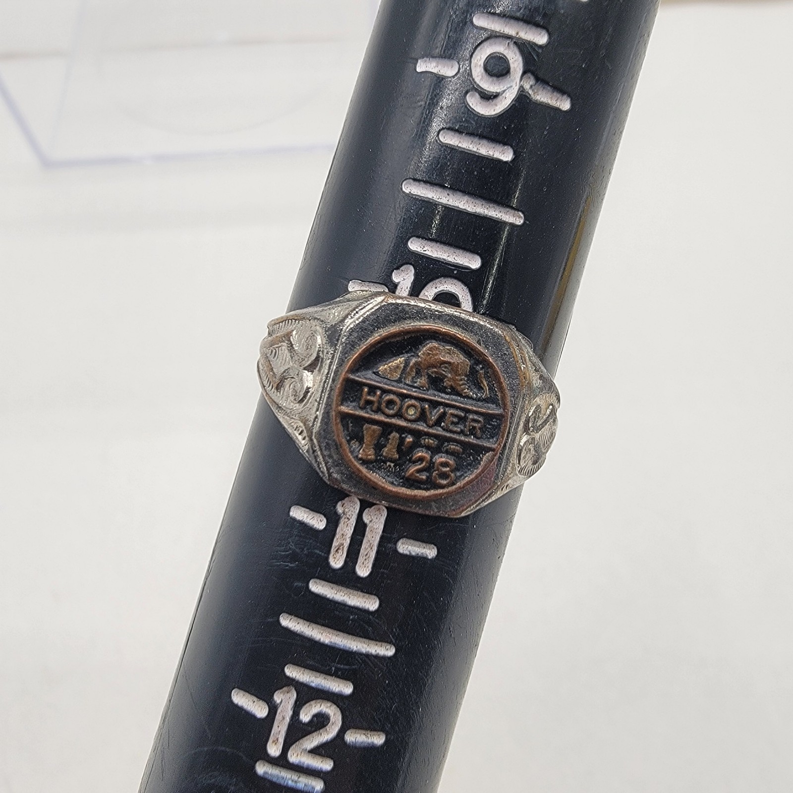 1928 Herbert Hoover For President Political Election Ring Elephant size ~10.5
