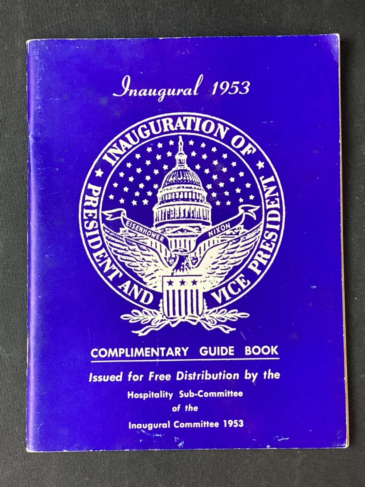 Vintage 1953 Presidential Inaugural Committee Complimentary Guide Book