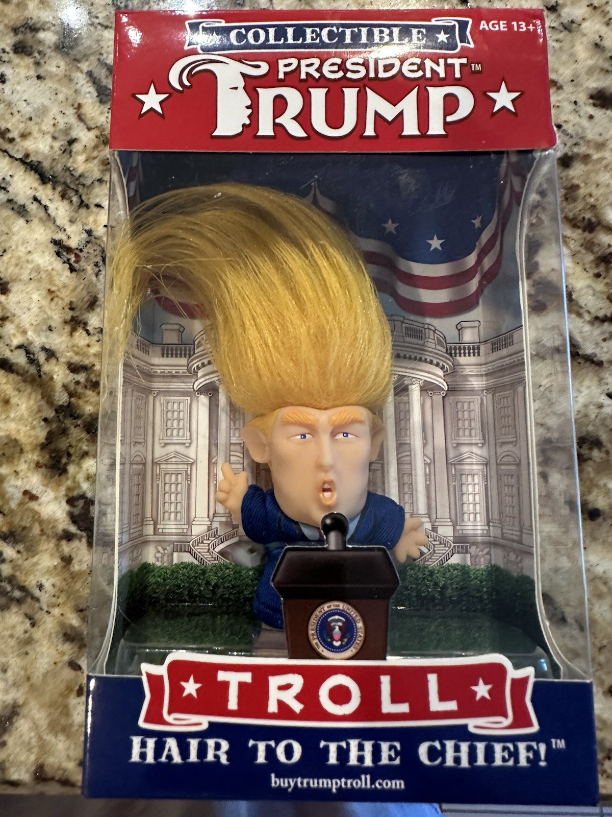 President Donald Trump Collectible Troll Doll – “Hair to The Chief” NIB 2017