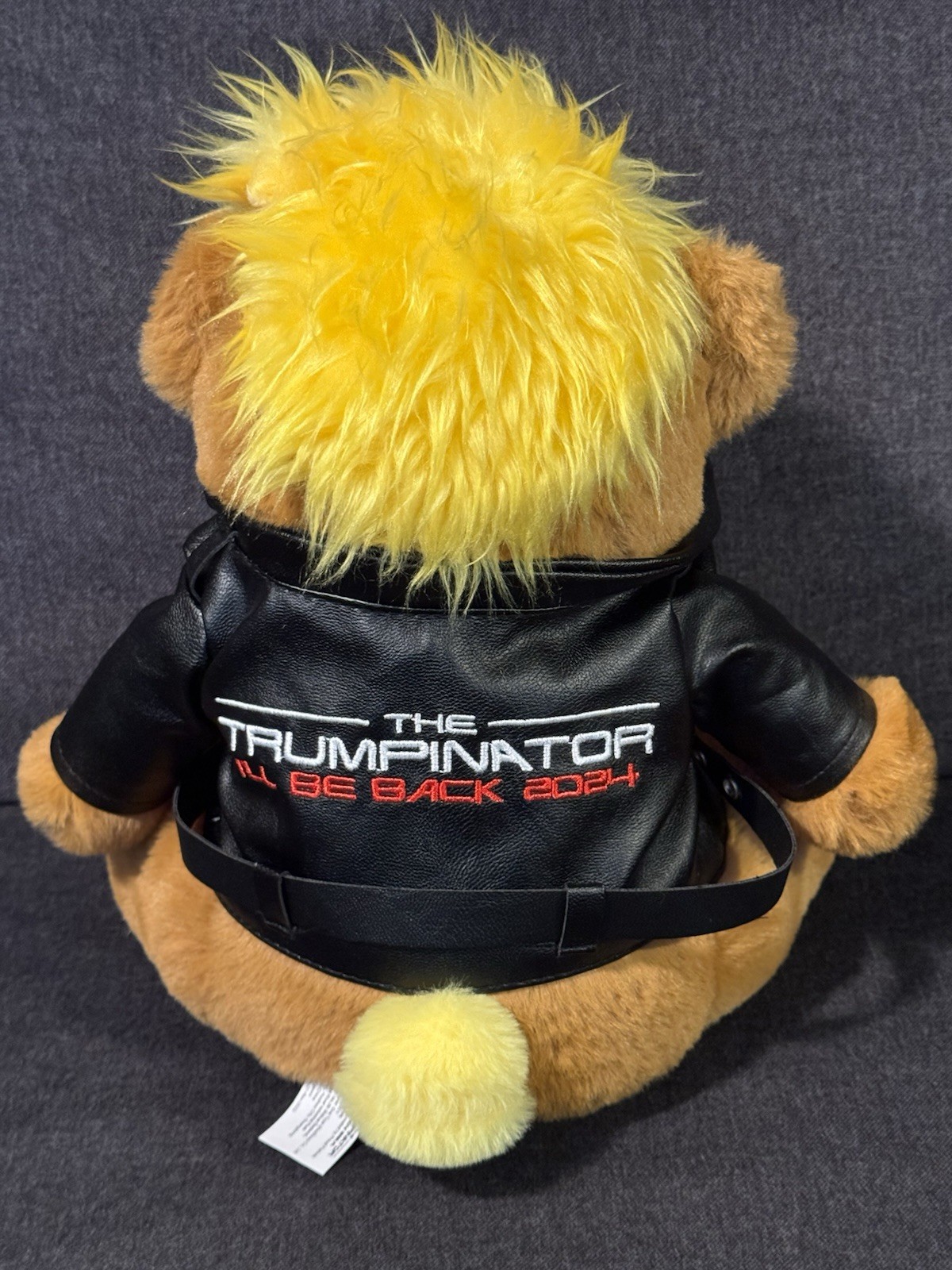 Trumpinator Teddy Bear Donald Trump Terminator Plush Toy 2024 I’ll Be Back 11″