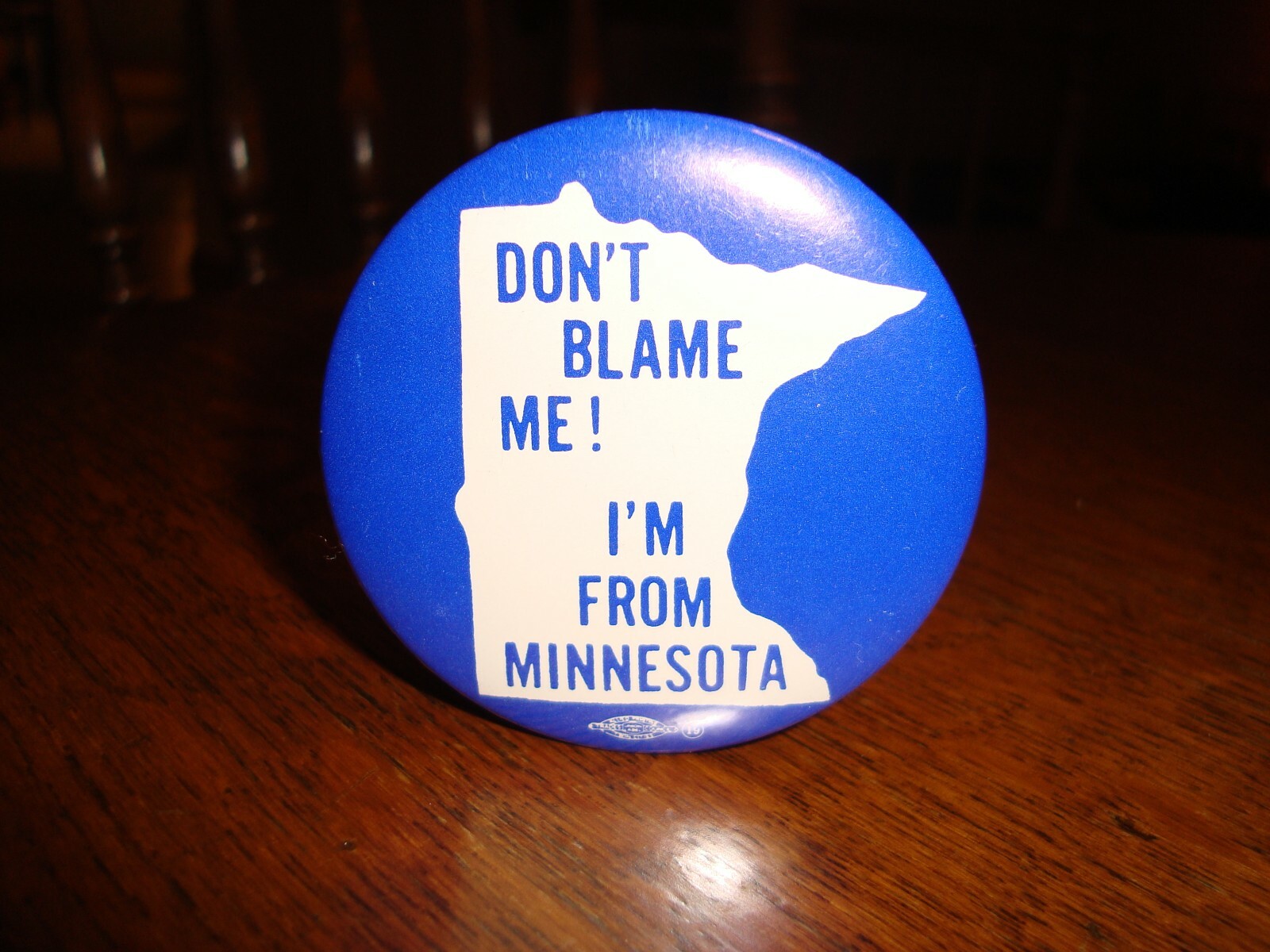 1984 WALTER MONDALE Presidential Election Campaign Pinback Button Minnesota