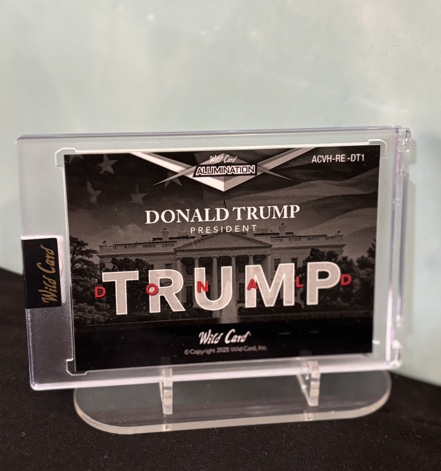 Donald Trump 1 of 1 Alumination Circles / American Eagle by Wild Card 2025