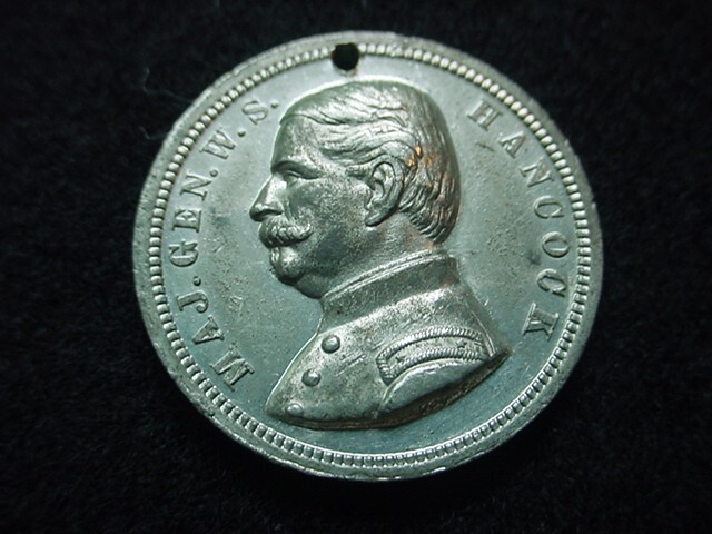 Windfield Scott Hancock 1880 Presidential Campaign Victory Token, Uncirculated