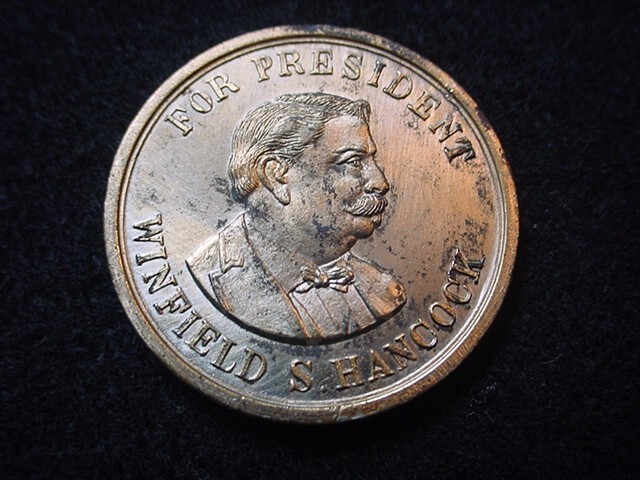 Windfield Scott Hancock 1880 Presidential Campaign Token