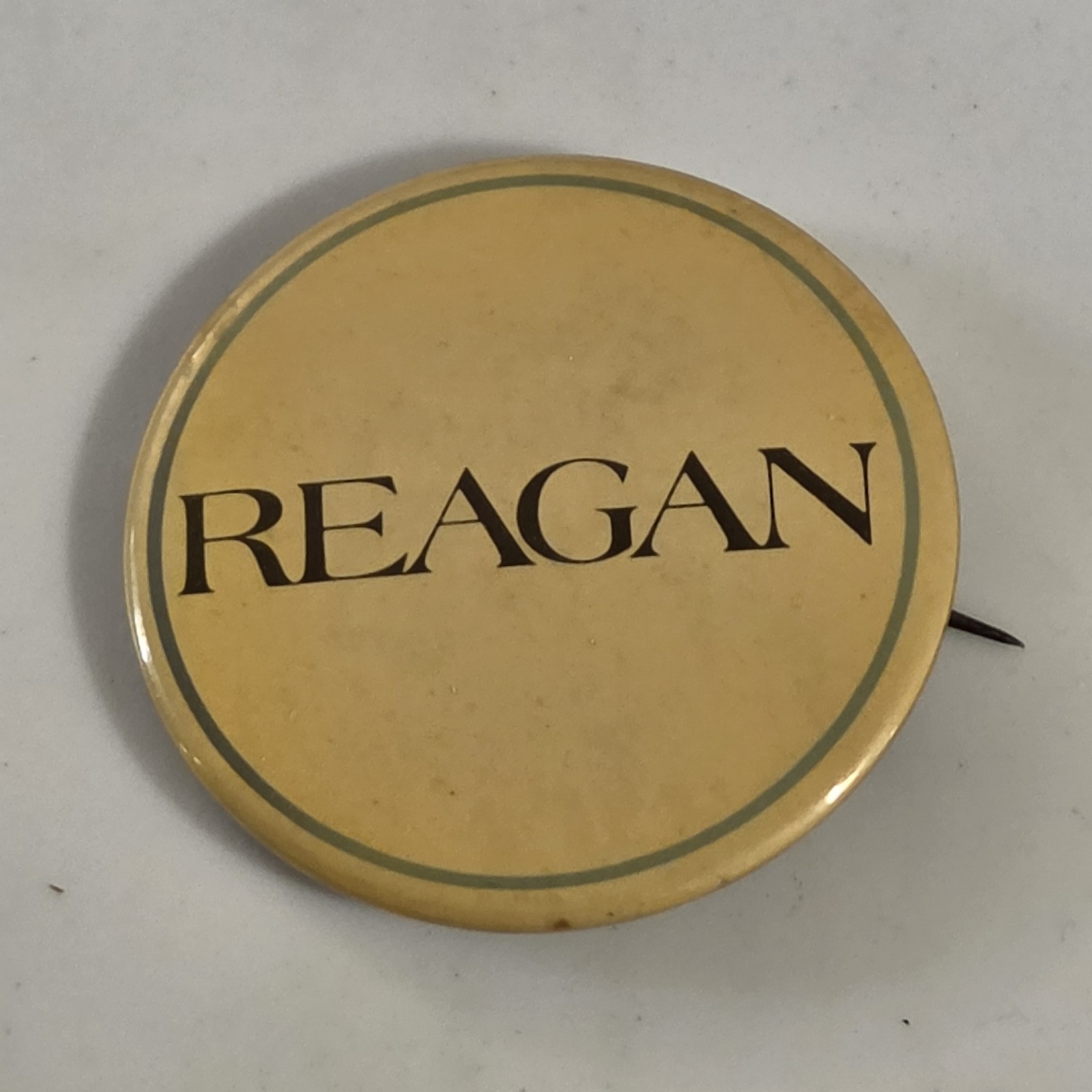 Vintage Ronald Reagan Presidential Campaign Pinback Button Political Memorabilia