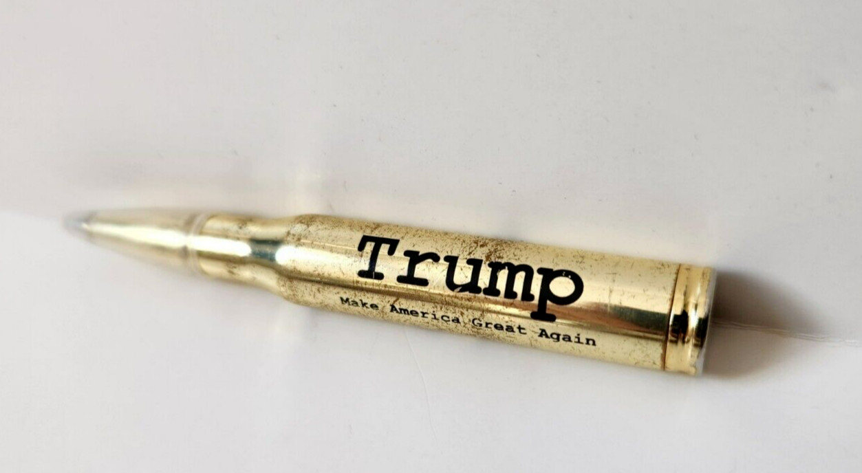 Donald Trump MAGA Gold Bullet Pen Make America Great Again 2016