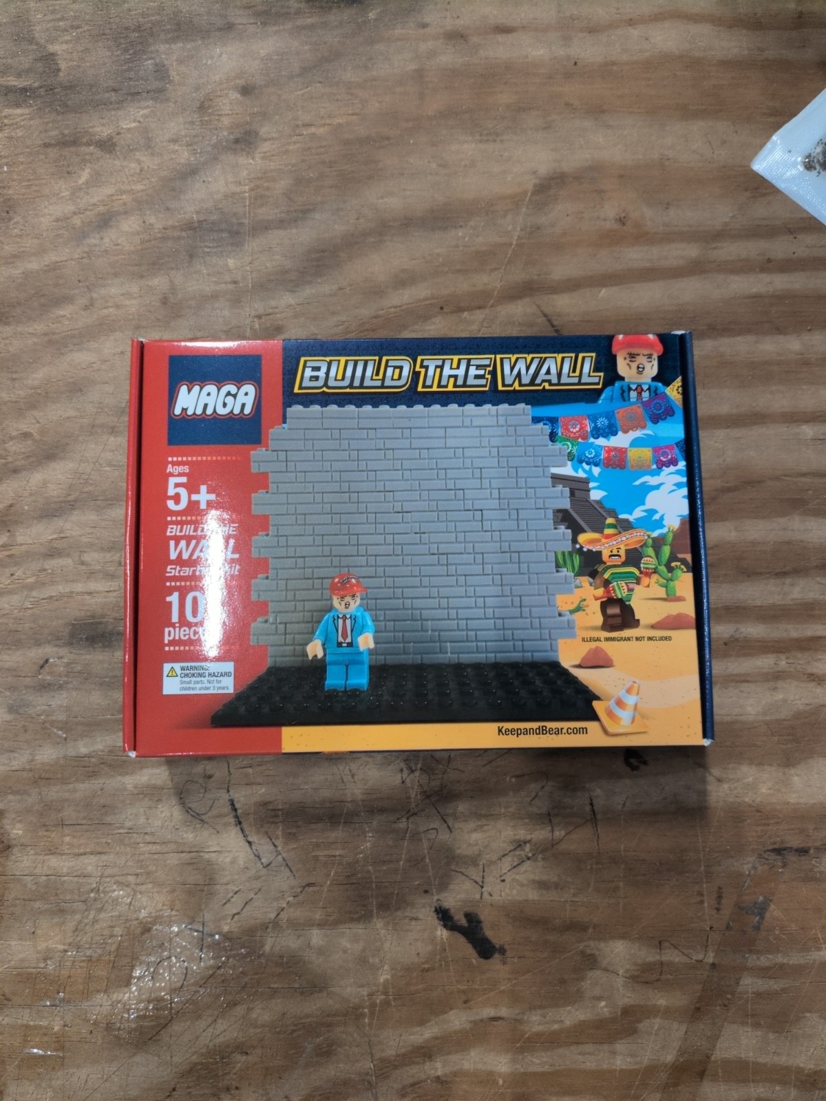 Build the Wall MAGA – SIMILAR TO LEGO – w/ TRUMP FIGURE!!! Factory Sealed NEW