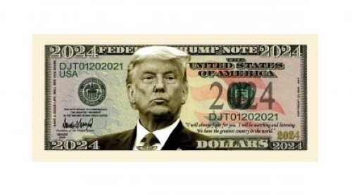 10 Pack POTUS Donald Trump 2024 Dollar Bill For President 47 Novelty MAGA Money