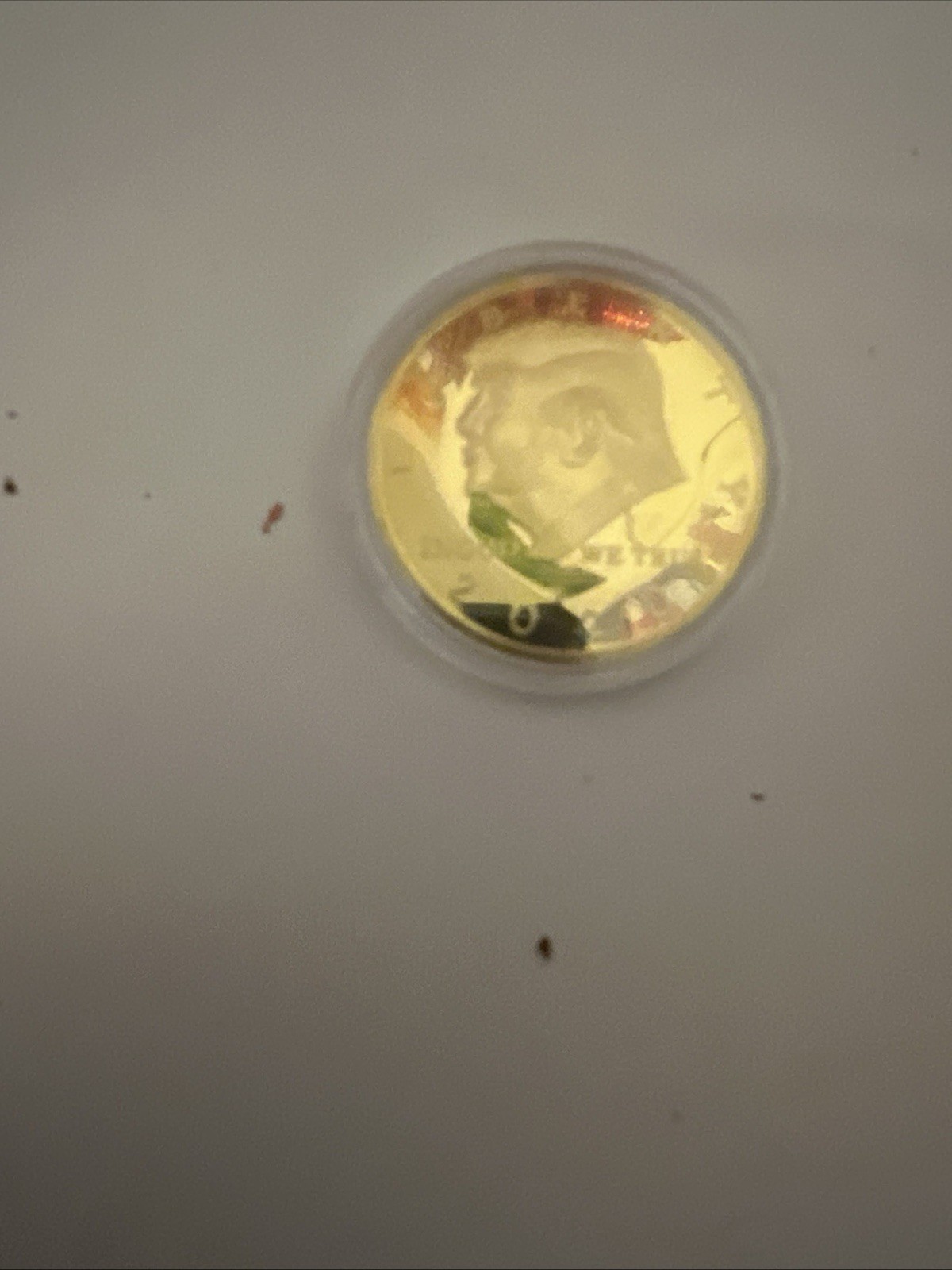 Donald Trump Commemorative Gold Plated Dollar Coin Not From China Us Seller