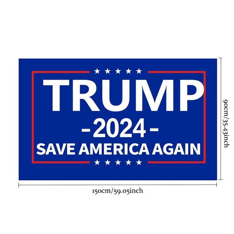 Trump Donald 2024 Save America Again Flag