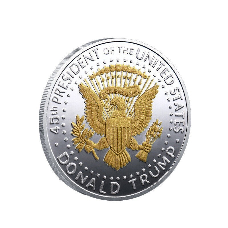 2024 Donald Trump Silver President Seal Liberty Challenge Coin (1 PCS) MAGA