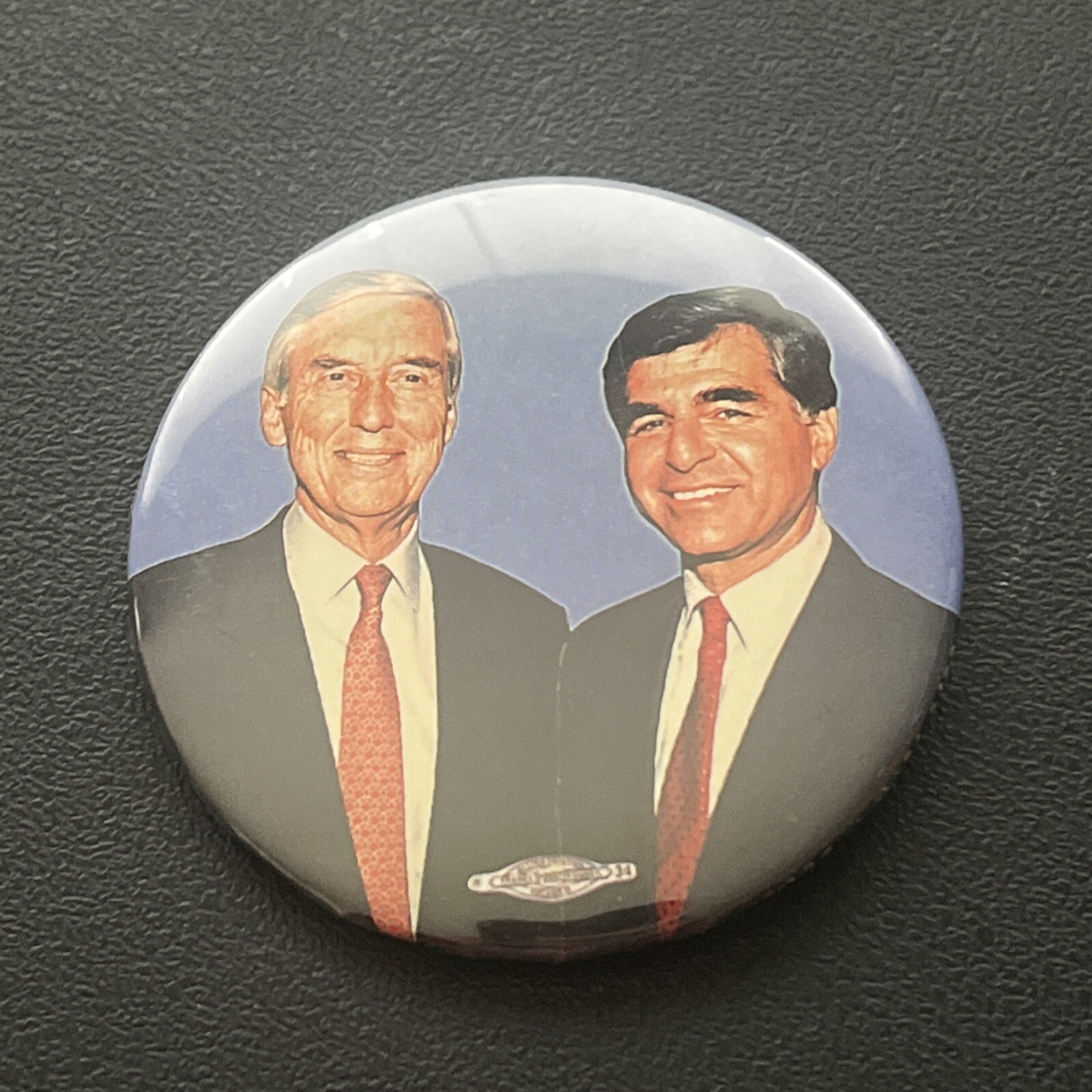 MICHAEL DUKAKIS BENTSEN Political Campaign Pin Button