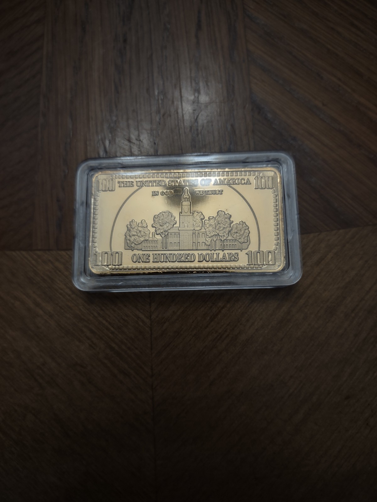$100 24k Presidential Gold Bar