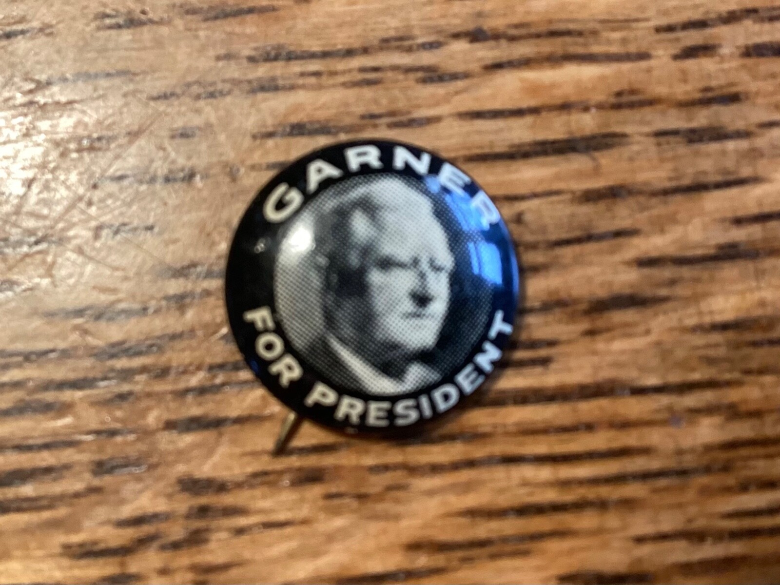 Garner for President Democrat 1932 Campaign FDR Roosevelt VP 5/8” button