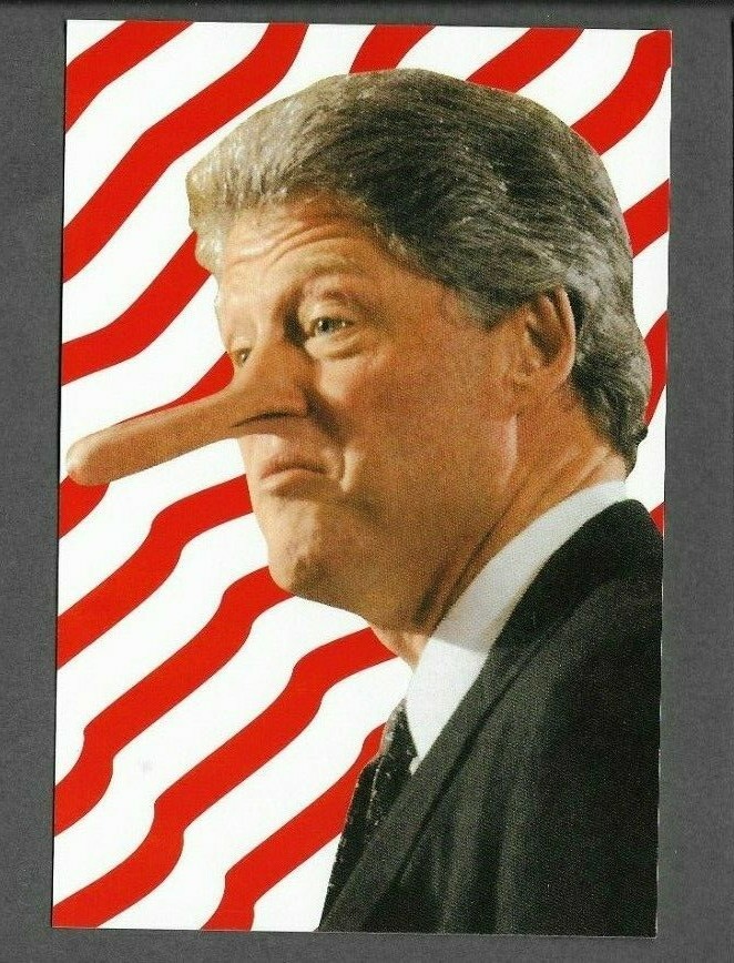 Bill Clinton – Postcard – 1994 – design George Castaldo #3213