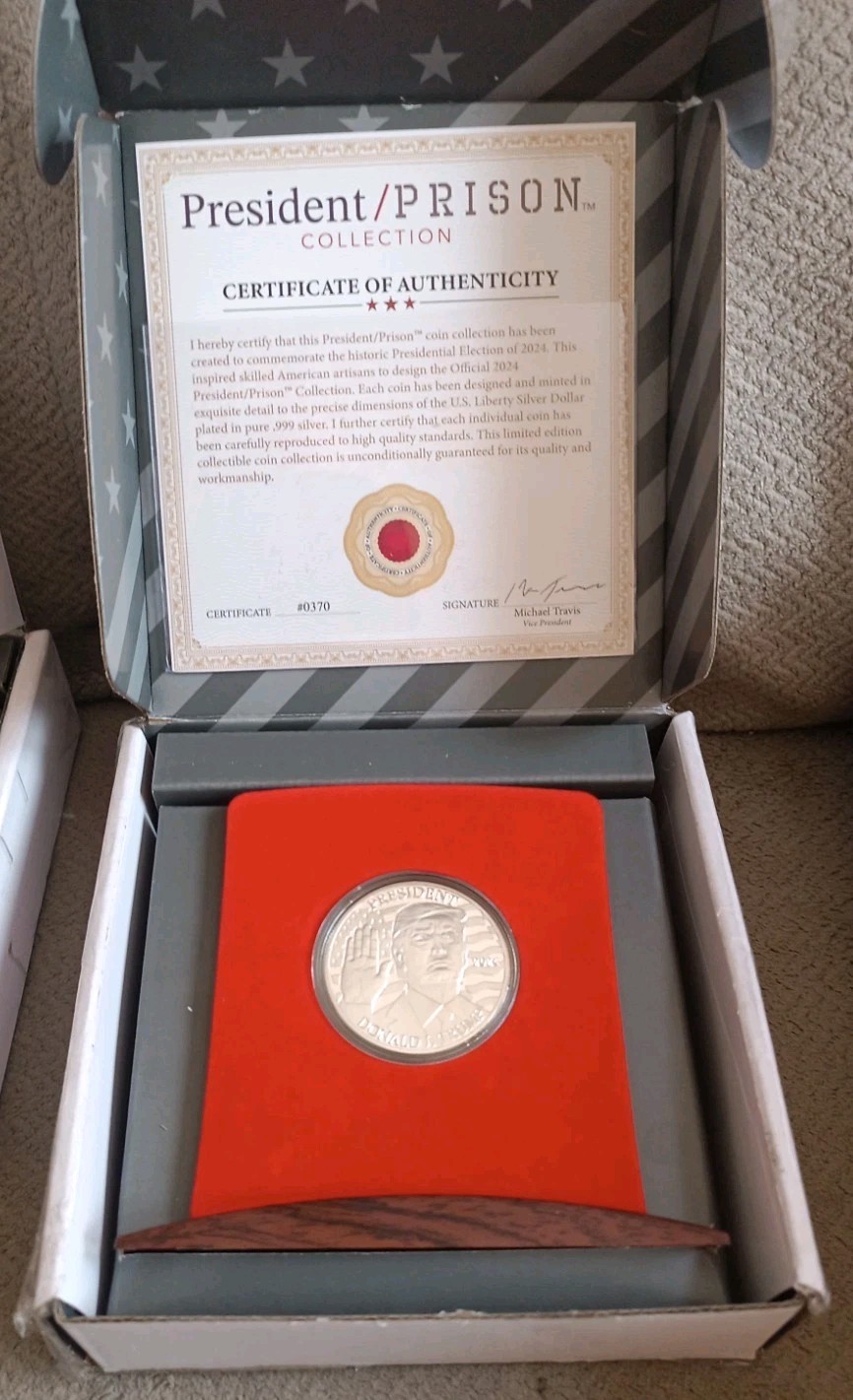 President or Prison Collection 2024 Trump Biden Commemorative Coin Set /55