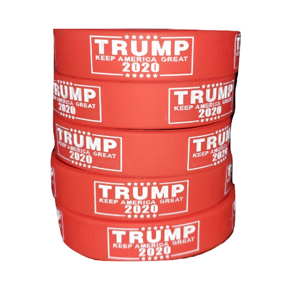Trump Sign Keep America Great 2020 MAGA Silicone Wrist Band Bracelet Wristband