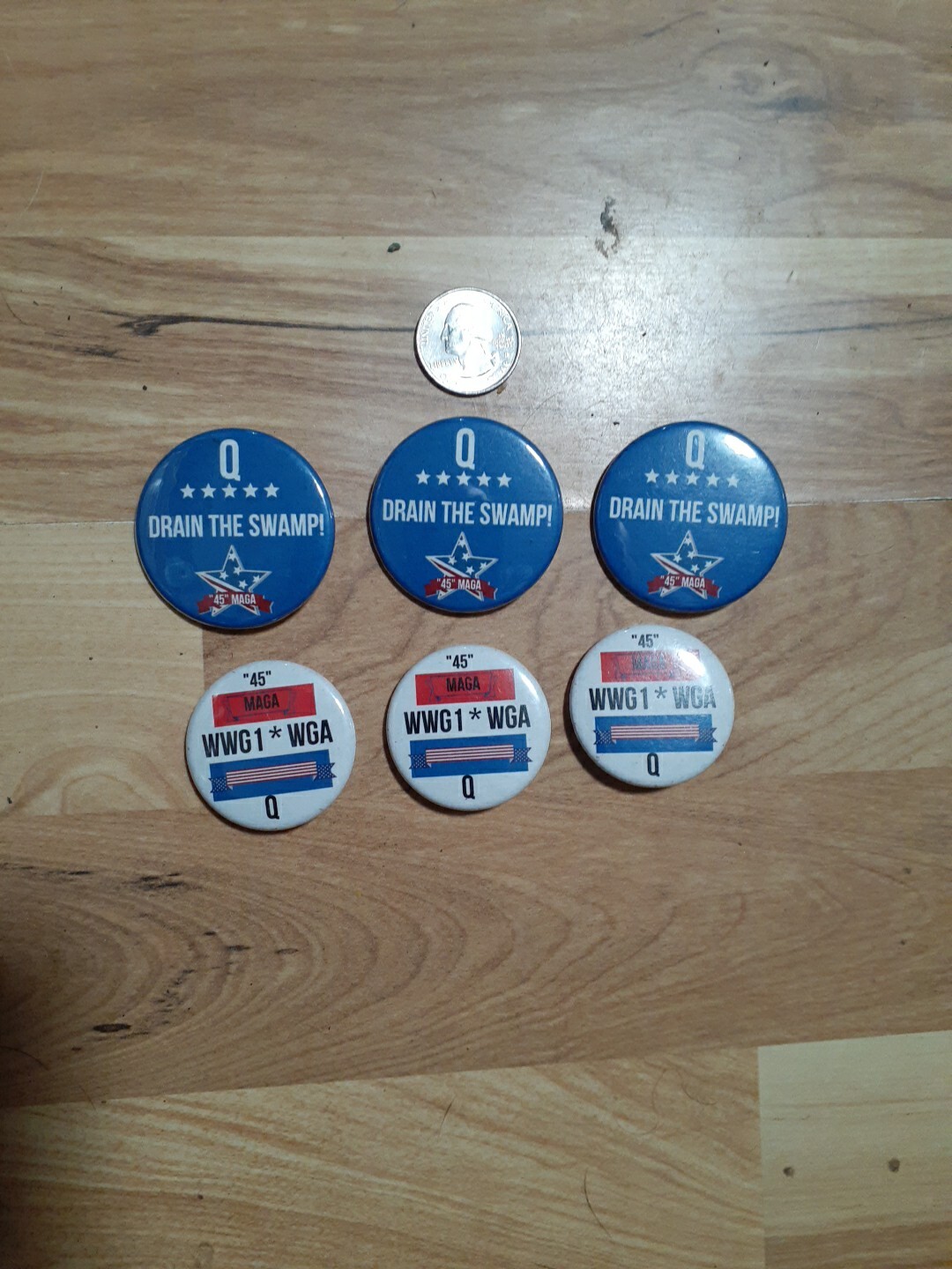 political buttons lot of 6
