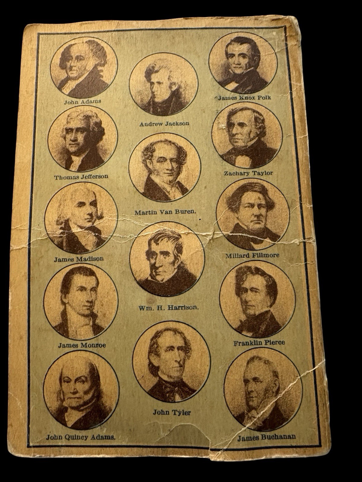 1926 OUR PRESIDENTS HISTORICAL NEEDLE BOOK N SHURE CO CHICAGO, ILLINOIS