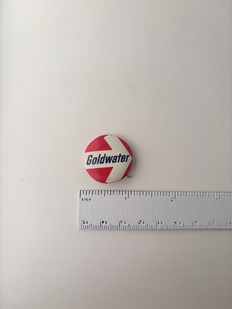 1964 Barry Goldwater For President Campaign Button 1.25″ Arizona Republican