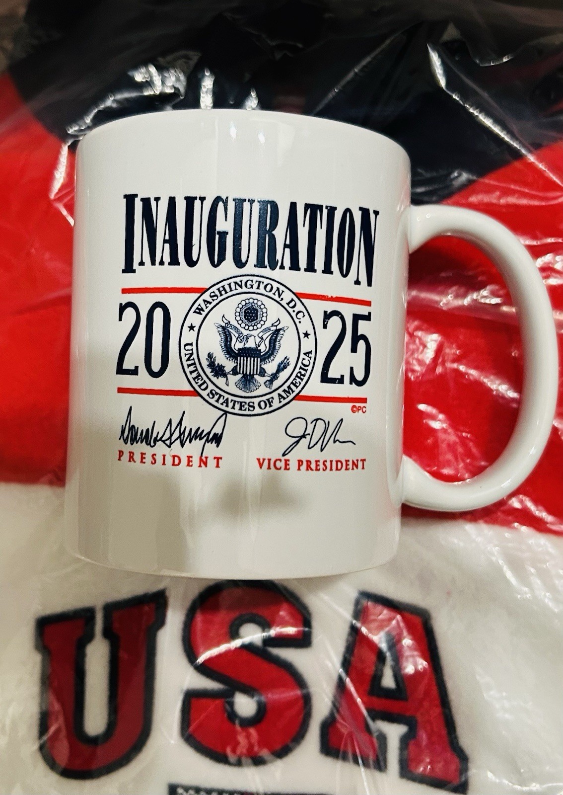 the 47th Presidential Donald Inauguration 01-20-25 Coffee Cup Tea Mug