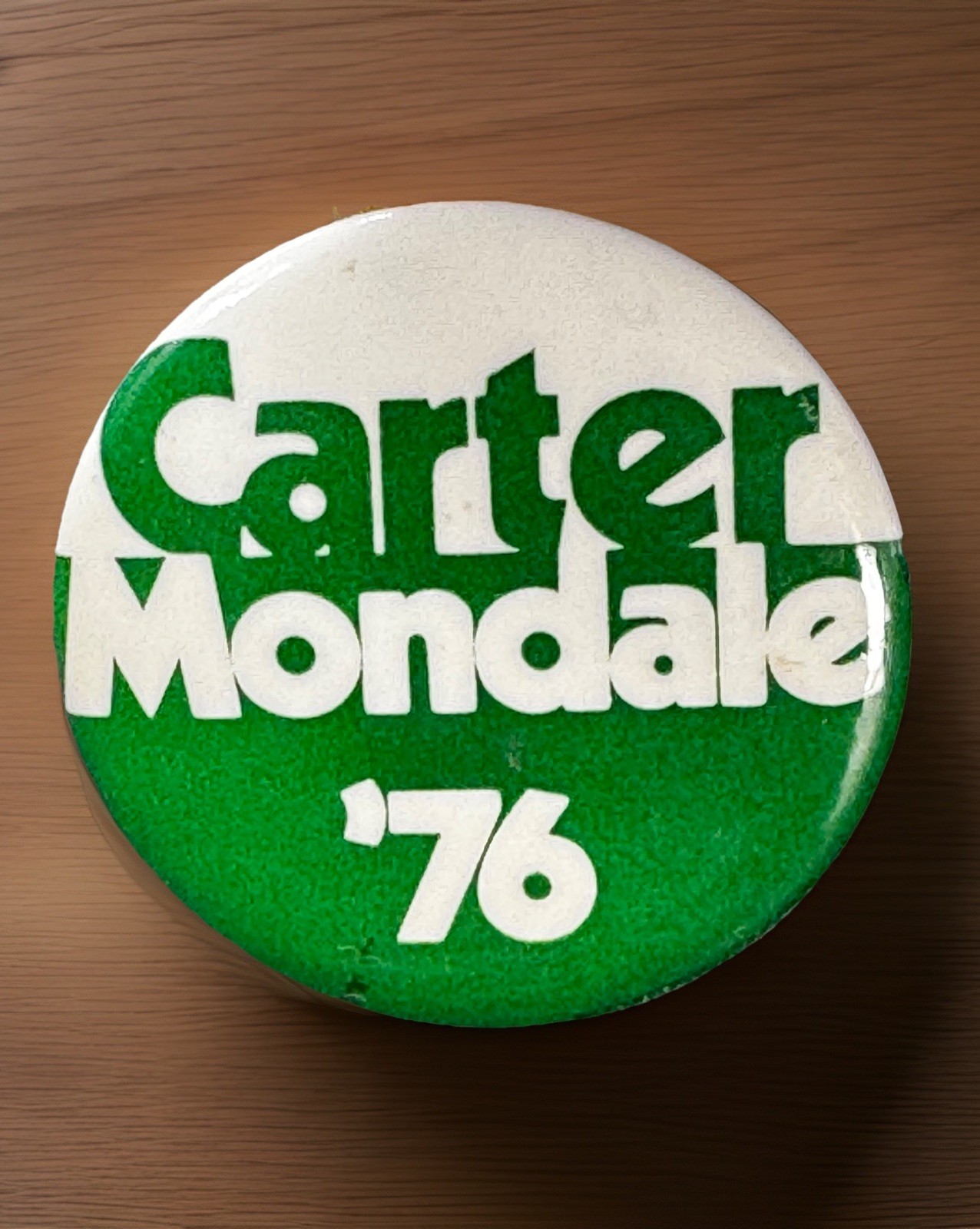 Carter Mondale ‘76 Button Jimmy Carter 1976 Presidential Campaign Vintage