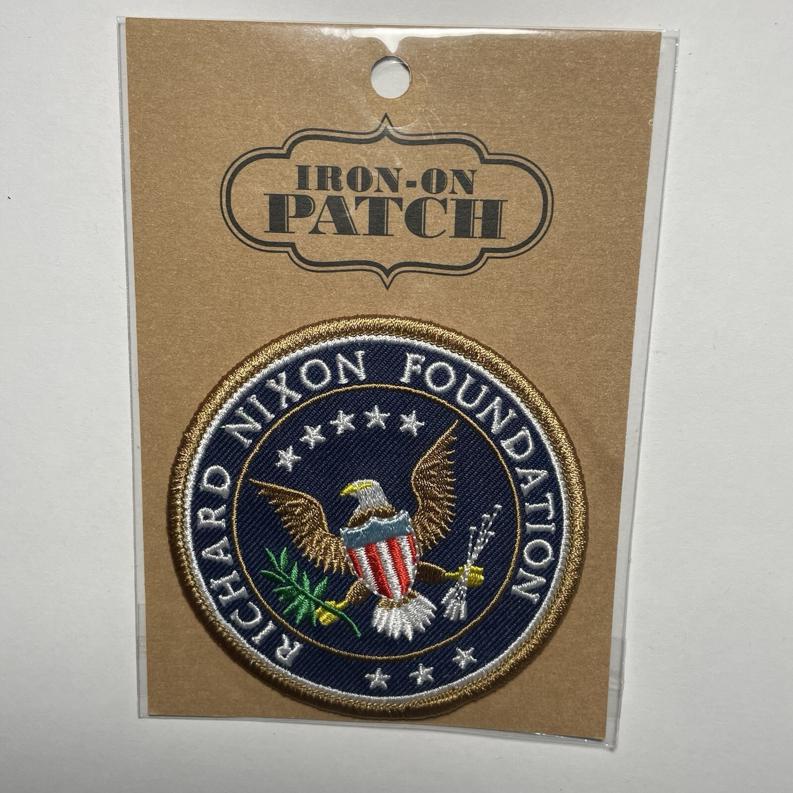 Rare Richard Nixon Foundation Patch Embroidered Collectible Presidential Seal