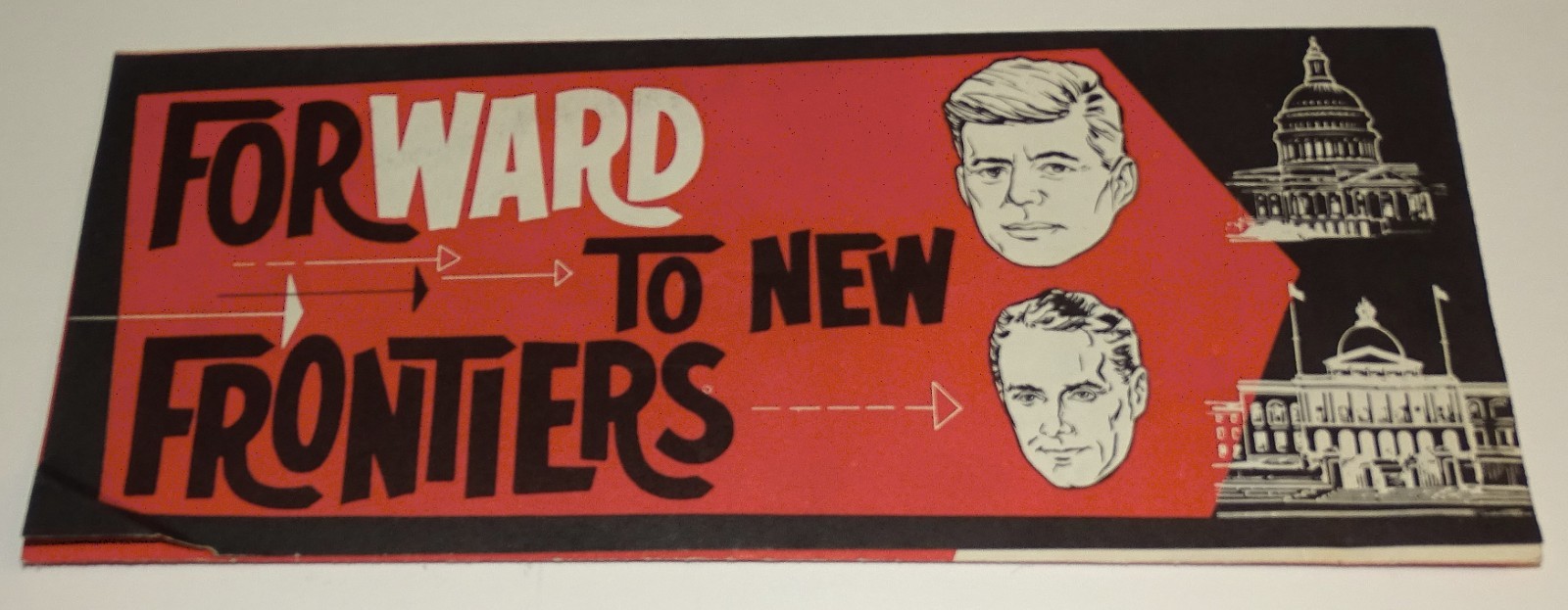 1960 Massachusetts Democratic Campaign Brochure JOHN F. KEENEDY / JOSEPH D. WARD