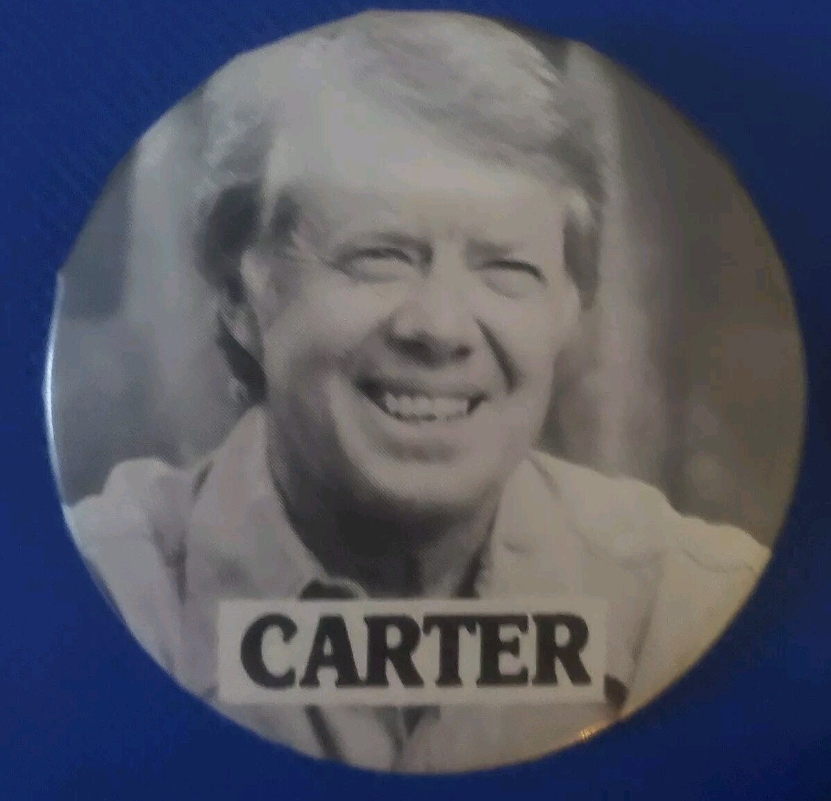 Lot of 4 – Jimmy Carter/ Walter Mondale Presidential Campaign Buttons, Flasher